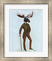 Moose In Suit Full Fine Art Print