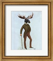 Moose In Suit Full Fine Art Print