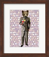 Bear With Cocktail Fine Art Print