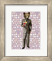 Bear With Cocktail Fine Art Print