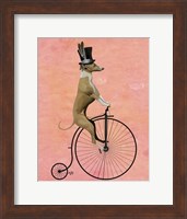 Greyhound on Black Penny Farthing Fine Art Print