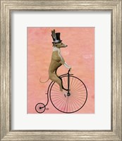 Greyhound on Black Penny Farthing Fine Art Print