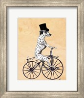 Dalmatian On Bicycle Fine Art Print