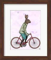 Rabbit On Bike Fine Art Print
