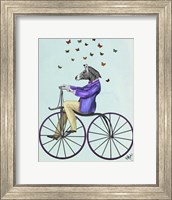 Zebra On Bicycle Fine Art Print
