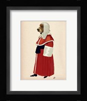 Basset Hound Judge Full II Framed Print