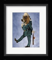 Basset Hound Policeman II Framed Print