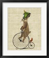 March Hare on Penny Farthing Fine Art Print