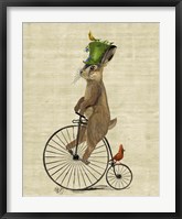 March Hare on Penny Farthing Fine Art Print