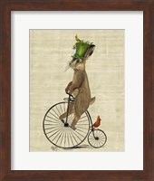 March Hare on Penny Farthing Fine Art Print