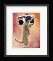 Meerkat and Boom Box Fine Art Print