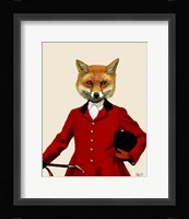 Fox Hunter 2 Portrait Framed Print