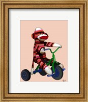 Sock Monkey Tricycle Fine Art Print