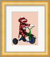 Sock Monkey Tricycle Fine Art Print