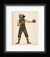 Boxing Bulldog Full Fine Art Print