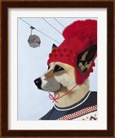 Dog in Ski Sweater Fine Art Print