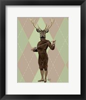 Fencing Deer Full Fine Art Print