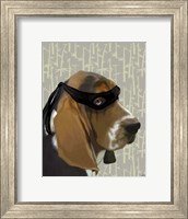 Ninja Basset Hound Dog Fine Art Print