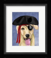 Yellow Labrador Pirate Fine Art Print