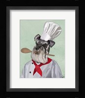Schnauzer Chef Framed Print