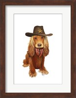 Cocker Spaniel Cowboy Fine Art Print