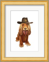 Cocker Spaniel Cowboy Fine Art Print