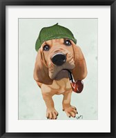 Bloodhound Sherlock Holmes Fine Art Print