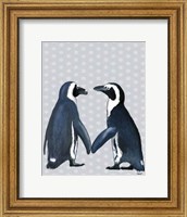 Penguins In Love Fine Art Print