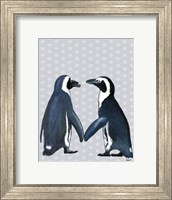 Penguins In Love Fine Art Print