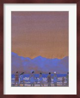 Bathers at the Foot of a Mountain Fine Art Print