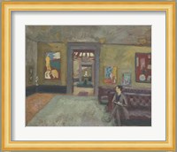 Room in the Second Post-Impressionist Exhibition in 1912 Fine Art Print