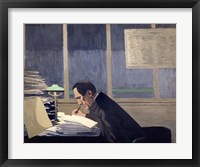 Felix Feneon at La Revue Blanche Fine Art Print