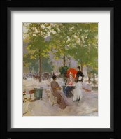 Open-air Parisian Cafe Fine Art Print
