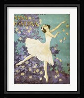 Design for a Poster of Anna Pavlova Gouache Fine Art Print