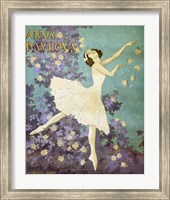 Design for a Poster of Anna Pavlova Gouache Fine Art Print