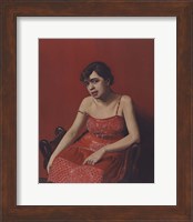 Romanian in a Red Dress, 1924 Fine Art Print