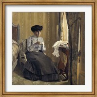 Woman Sewing, 1905 Fine Art Print