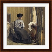 Woman Sewing, 1905 Fine Art Print