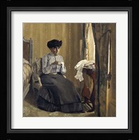 Woman Sewing, 1905 Fine Art Print
