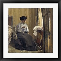 Woman Sewing, 1905 Fine Art Print