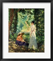 Two Women in a Landscape Fine Art Print
