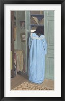 Woman in Blue Searching a Cabinet, 1903 Fine Art Print