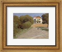 House with Red Roof, 1924 Fine Art Print