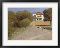 House with Red Roof, 1924 Fine Art Print