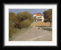 House with Red Roof, 1924 Fine Art Print
