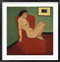 Woman Seated in an Armchair Fine Art Print