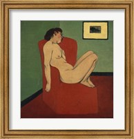 Woman Seated in an Armchair Fine Art Print