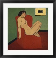 Woman Seated in an Armchair Fine Art Print