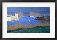 View of the Port of Marseille,  1901 Fine Art Print