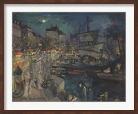 The Harbor of Marseille, 1929 Fine Art Print